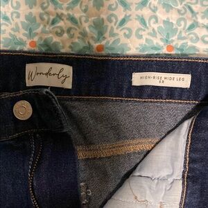 Wonderly High-Rise Jeans - Deep Indigo